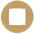 Plaque de finition ronde 1 poste – prise & interrupteur