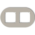 2-gang round cover plate – sockets & switches