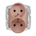 Double socket outlet 2P+E 16A