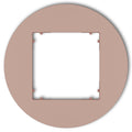 Plaque de finition ronde 1 poste – prise & interrupteur