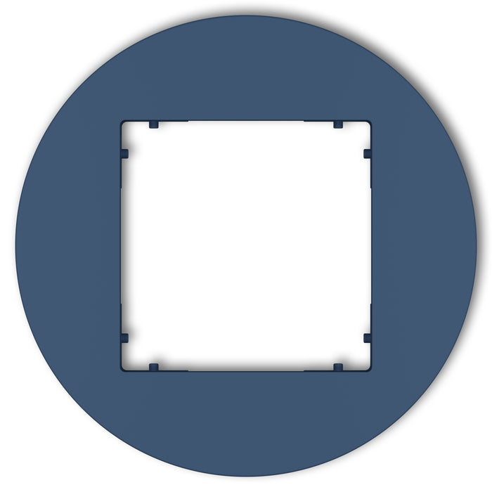 Plaque de finition ronde 1 poste – prise & interrupteur