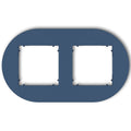 Plaque de finition ronde 2 postes – prises & interrupteurs
