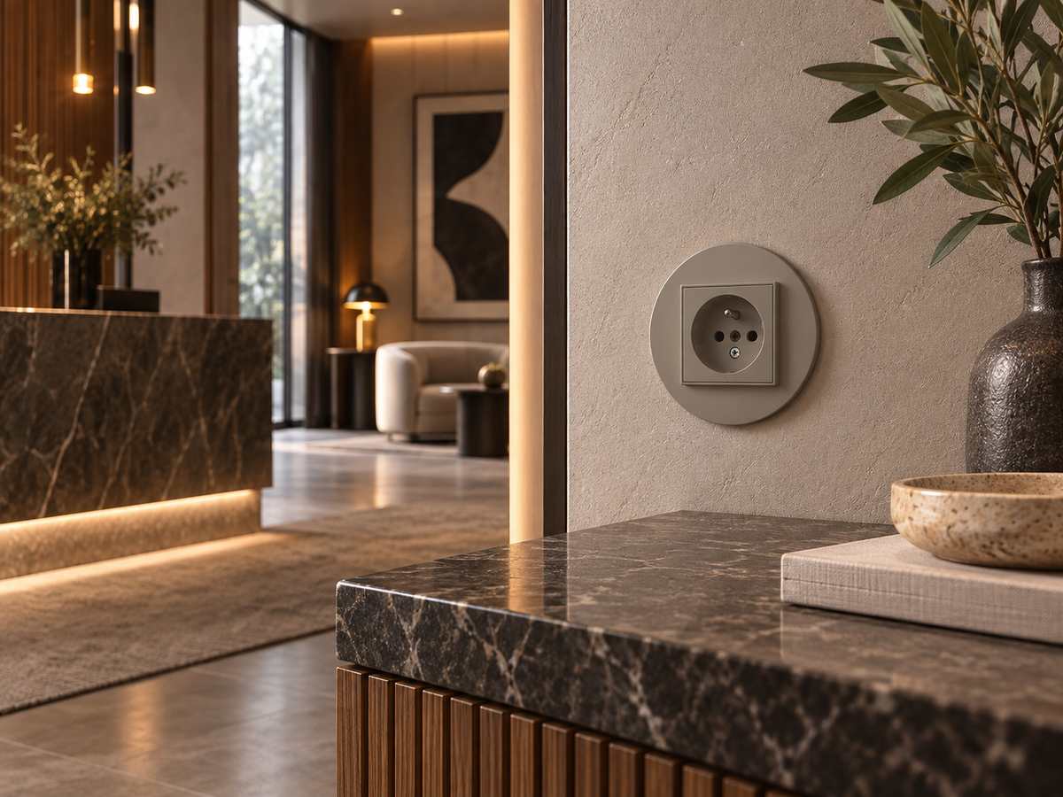 Collection d’interrupteurs et prises design KARLIK distribuée par NuanceLumi en France